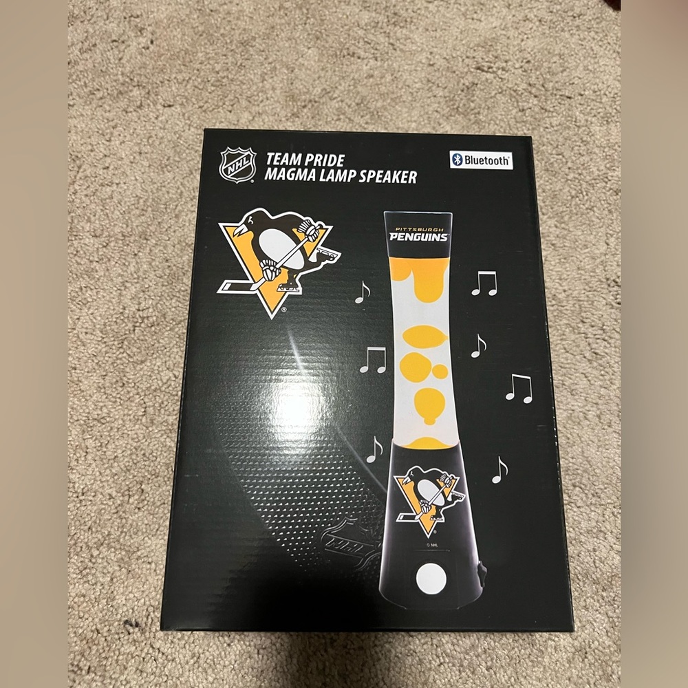 Pittsburgh Penguins Lava Lamp Speaker